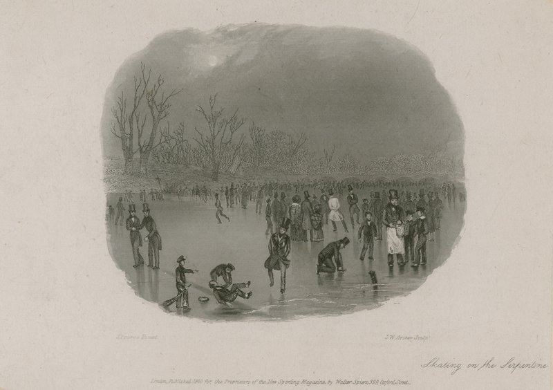 Serpantin üzerinde paten, Hyde Park, Londra by Stephen Pearce
