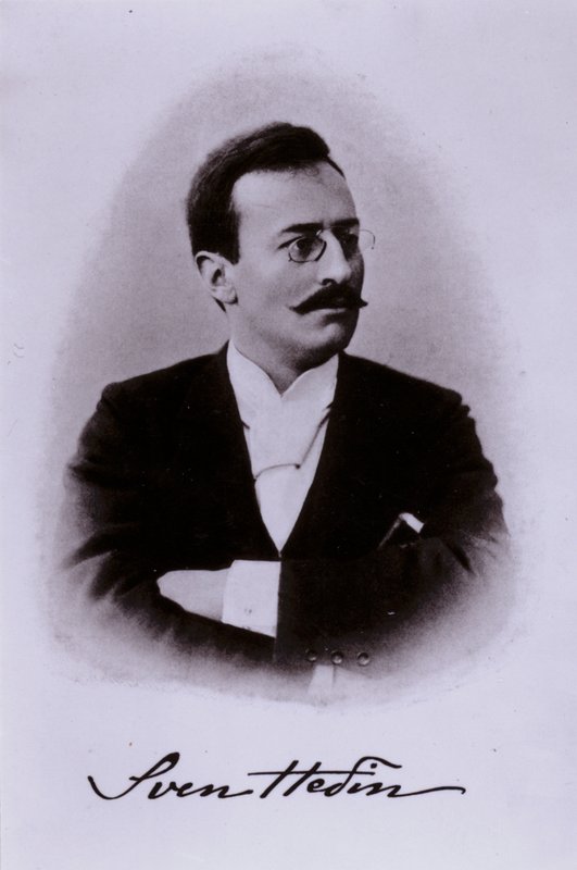 Sven Hedin, İsveçli kaşif (s / b fotoğraf) by Swedish Photographer