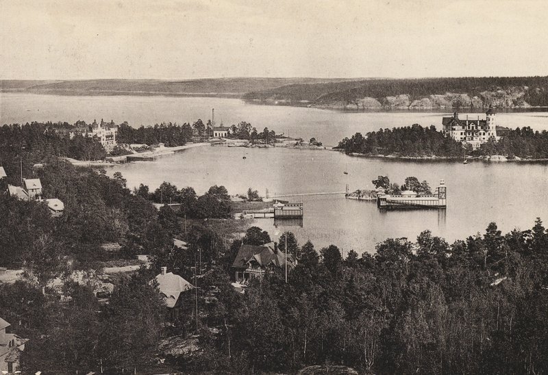 Sverige / İsveç: Stockholms Omgifningar, Saltsjobaden (s / b fotoğraf) by Swedish Photographer