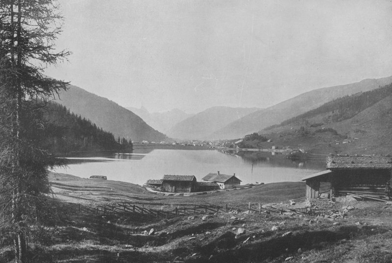 Davos Gölü (s/b resim) by Swiss Photographer