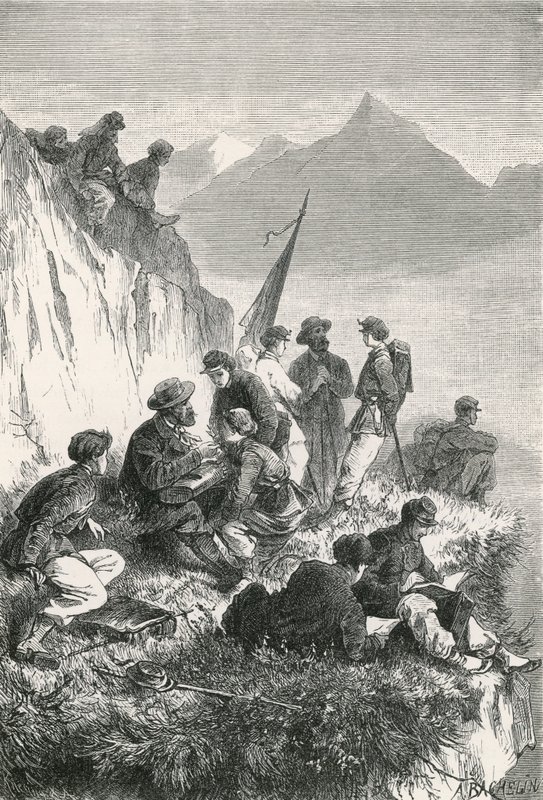 Dağlarda Botanik Öğrencileri by Swiss School