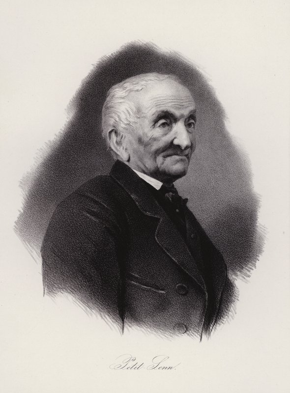 Jean Antoine Petit-Senn, İsviçreli şair (gravür) by Swiss School