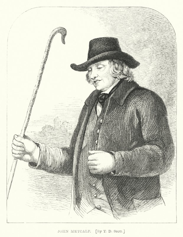 John Metcalf (gravür) by T. D. (after) Scott