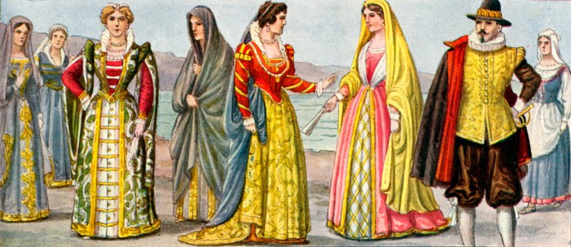17. yüzyıl İtalyan elbisesi by Tancredi Scarpelli