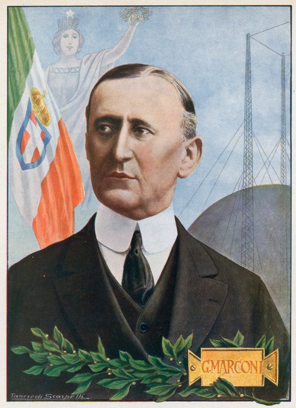 Guglielmo Marconi by Tancredi Scarpelli