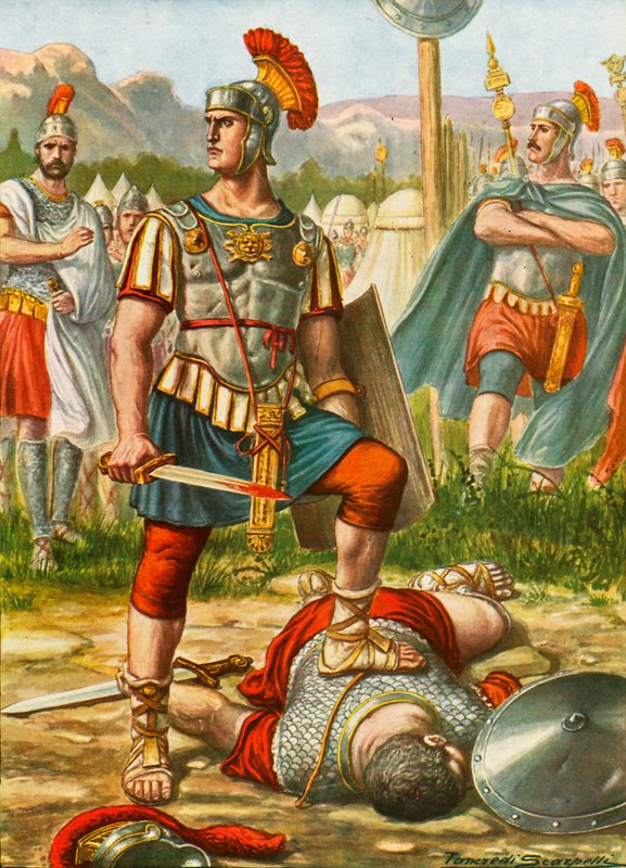 Titus Manlius by Tancredi Scarpelli
