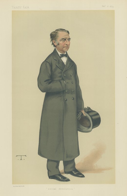 Louis Jean Joseph Charles Blanc (renkli taş) by Theobald Chartran