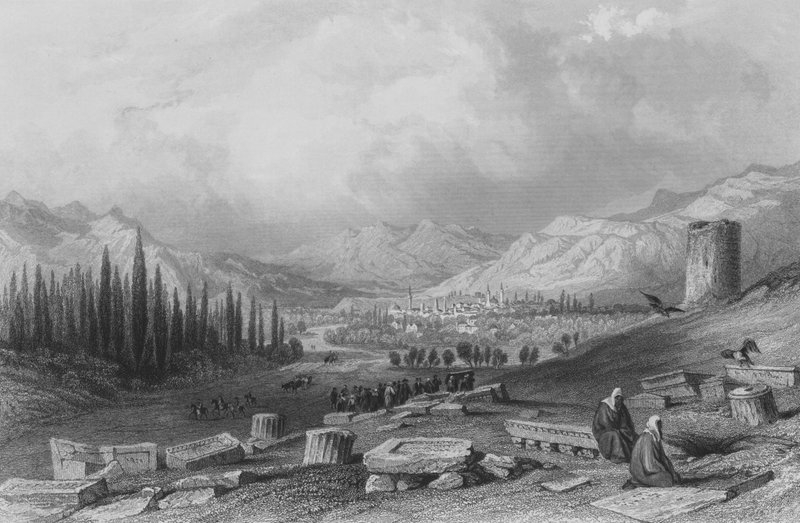 Tiyatira Şehri, Küçük Asya by Thomas Allom