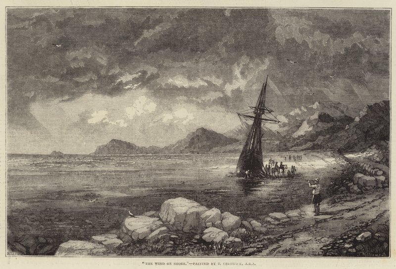 Kıyıdaki Rüzgar by Thomas Creswick