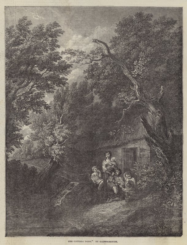 Kulübe Kapısı by Thomas Gainsborough