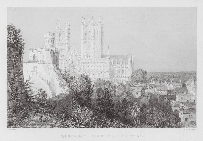 Kaleden Lincoln (gravür) by Thomas (after) Allom