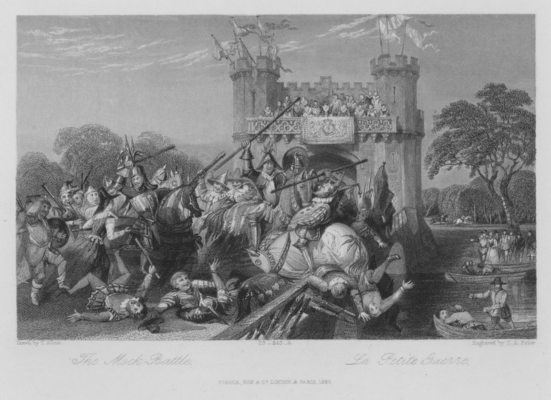 Sahte Savaş (gravür) by Thomas (after) Allom