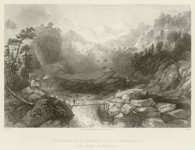 Crossing by a Sangha  by Thomas Allom