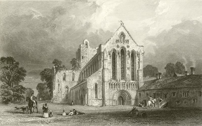 Lanercost Manastırı, Cumberland by Thomas Allom