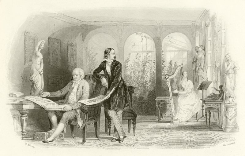 Aşkın erken hayalleri by Thomas Allom