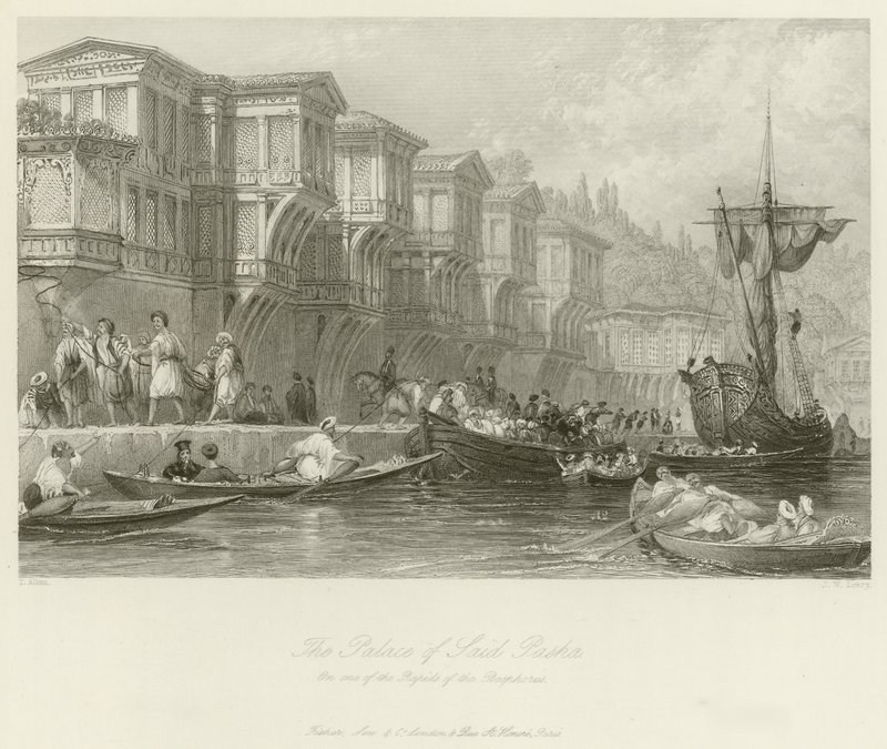 Said Paşa Sarayı by Thomas Allom