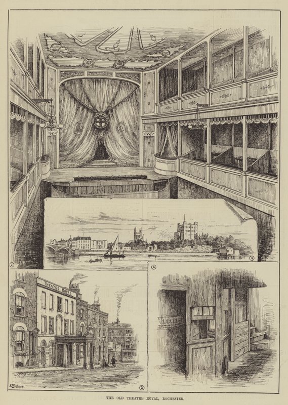 ಓಲ್ಡ್ ಥಿಯೇಟರ್ ರಾಯಲ್, ರೋಚೆಸ್ಟರ್ ಟರ್ಕ್ by Thomas Harrington Wilson
