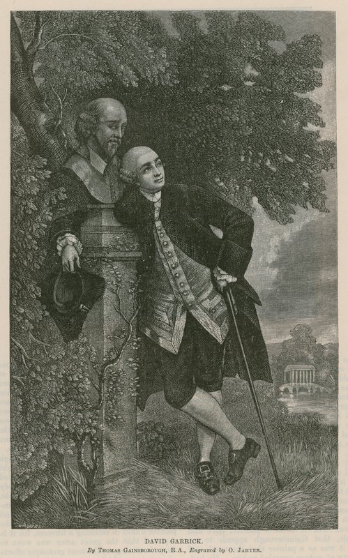 David Garrick, oyuncu by Thomas Hosmer Shepherd