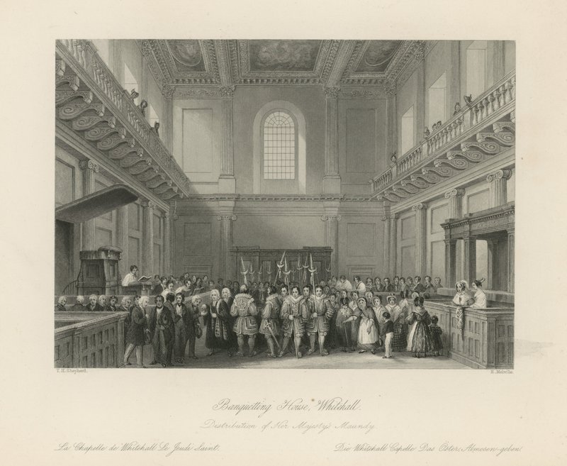 Majestelerinin Maundy Dağılımı by Thomas Hosmer Shepherd