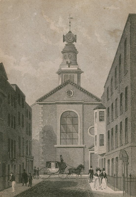 Aziz Anne Kilisesi, Soho by Thomas Hosmer Shepherd