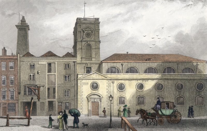 ಸೇಂಟ್ ಓಲೇವ್, ಟೂಲಿ ಸ್ಟ್ರೀಟ್, ಲಂಡನ್ ಟರ್ಕ್ by Thomas Hosmer Shepherd