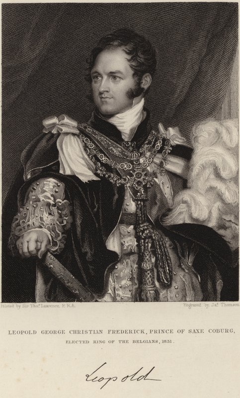 Belçika Kralı I. Leopold by Thomas Lawrence