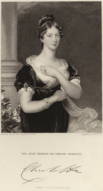 Galler Prensesi Charlotte by Thomas Lawrence