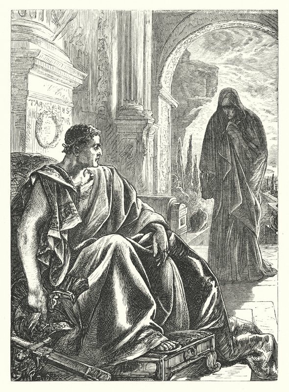 Cumaean Sibyl (gravür) by Thomas Morten