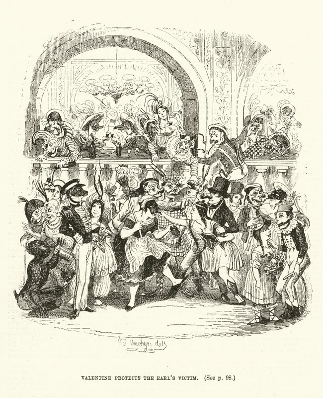Valentine Vox için çizim (gravür) by Thomas Onwhyn