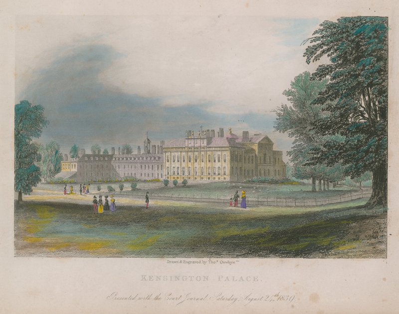 Kensington Sarayı, Londra by Thomas Onwhyn