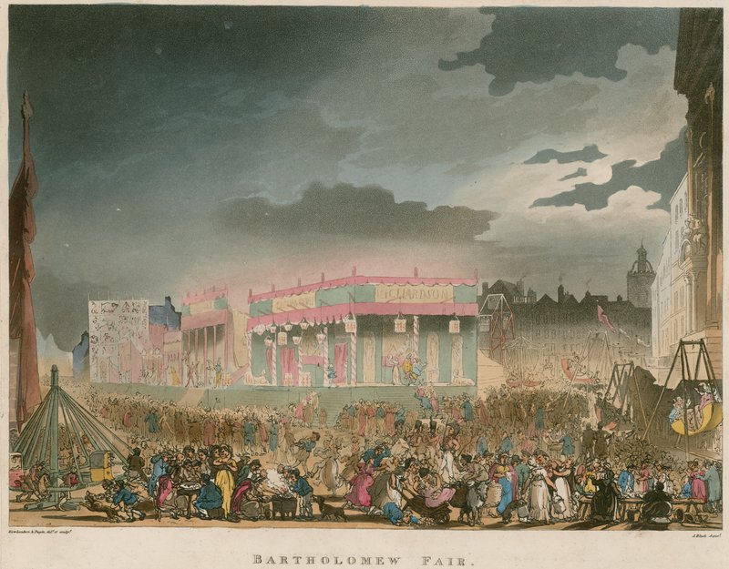 Bartholomeos Fuarı by Thomas Rowlandson