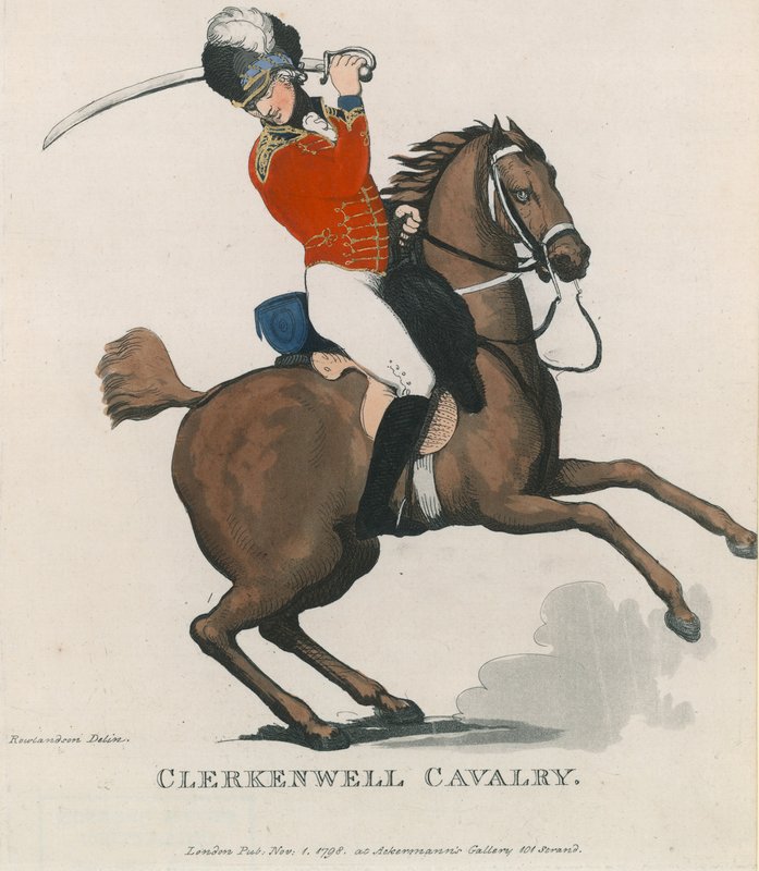 Clerkenwell Süvari by Thomas Rowlandson