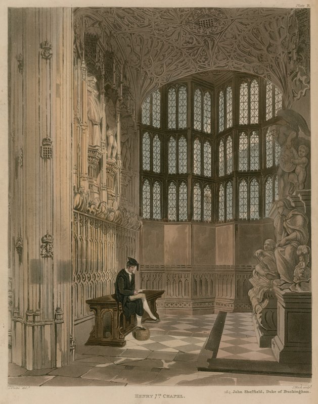 Henry 7. Şapeli; Westminster, Londra by Thomas Uwins