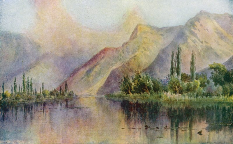 Dal Gölü üzerinde Guggribal Pointe by Unbekannt Unbekannt
