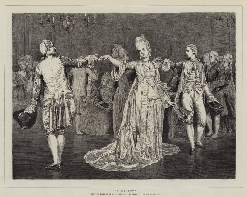 Bir Minuet by Valentine Cameron Prinsep