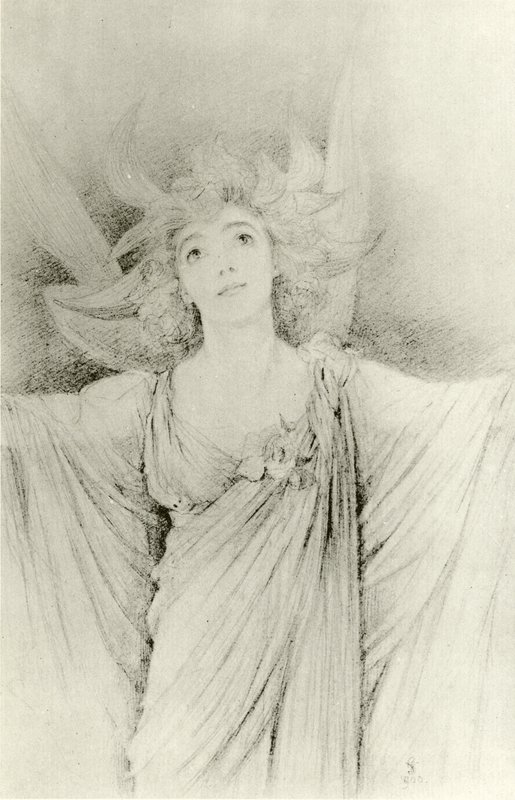 Lady Tree Titania olarak (gravür) by Violet Rutland