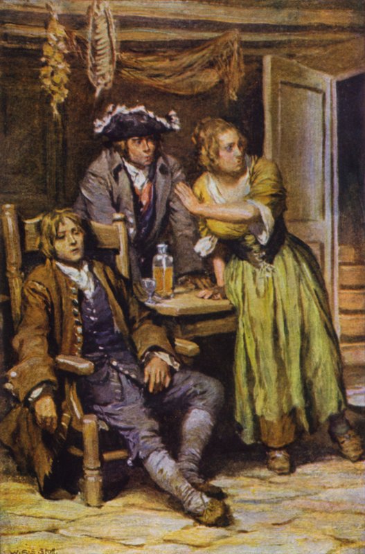 Kaçırılanlar için İllüstrasyon (renkli taş) by W.R.S. (after) Stott