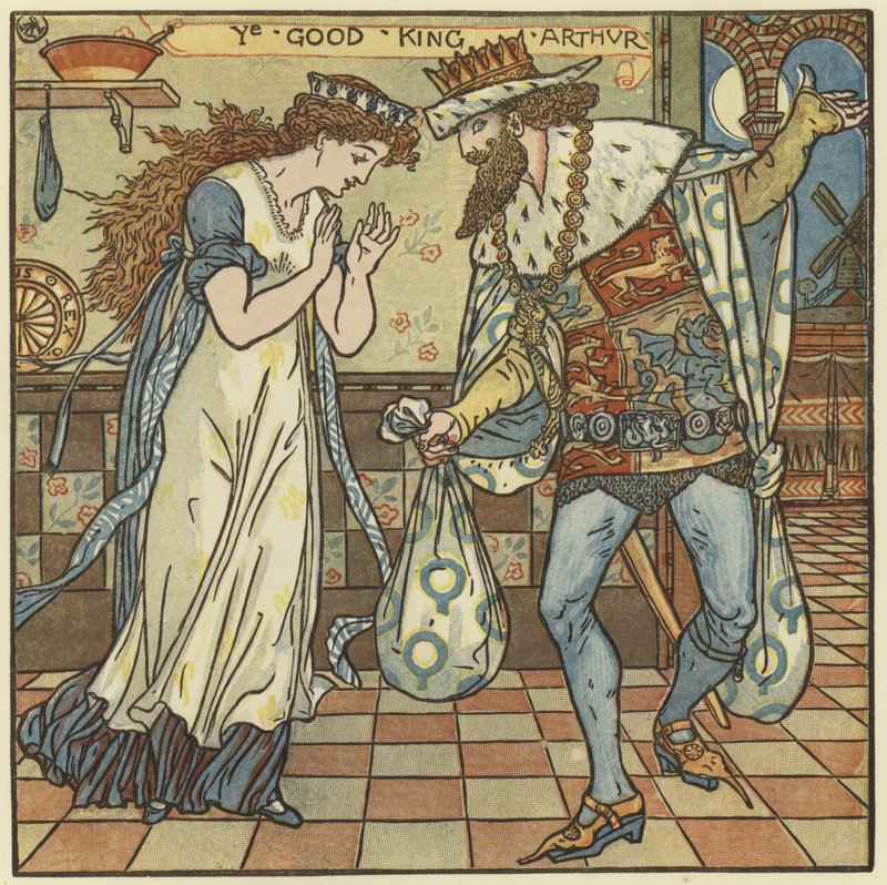 İyi Kral Arthur by Walter Crane