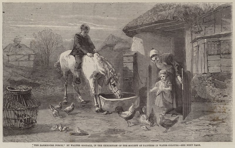 Çiftlik Evi Sundurması by Walter Goodall