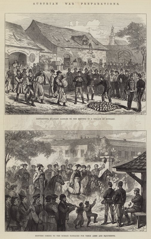Avusturya Savaş Hazırlıkları by Walter Paget