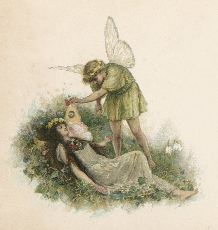 Titania and Oberon from Midsummer Night