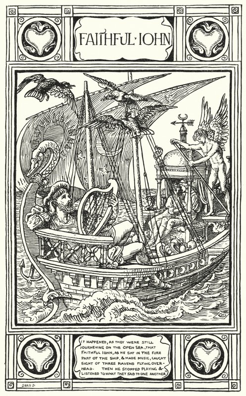 Sadık John (gravür) by Walter (after) Crane