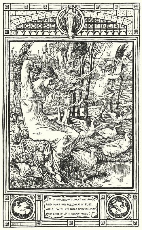 Kaz Kız (gravür) by Walter (after) Crane