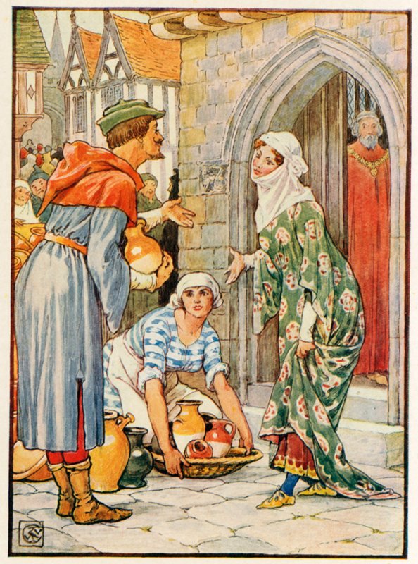 çömlekçi olarak Robin Hood by Walter Crane