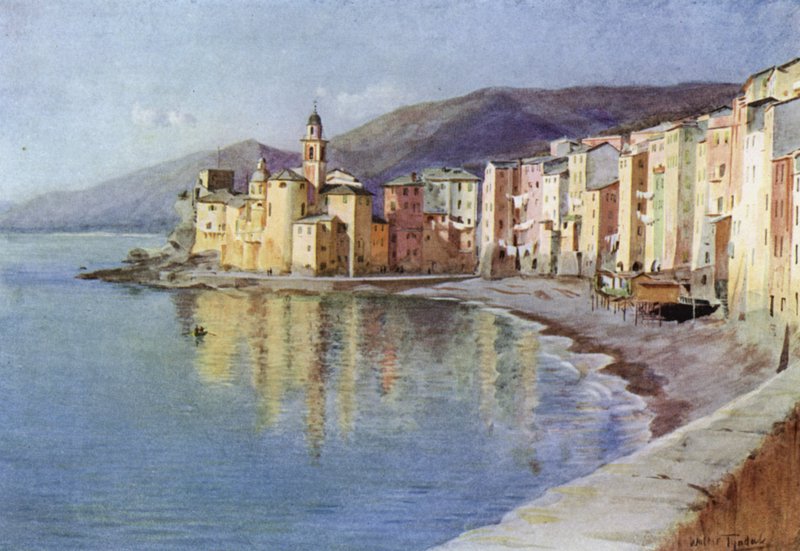 Camogli, İtalya (renkli taş) by Walter Frederick Roofe Tyndale