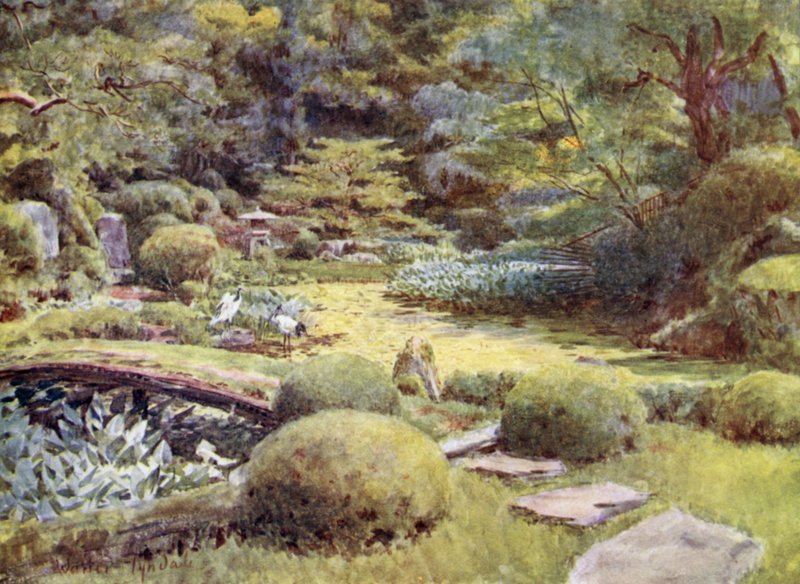 Kuradani Tapınağı Bahçesi, Kyoto by Walter Frederick Roofe Tyndale