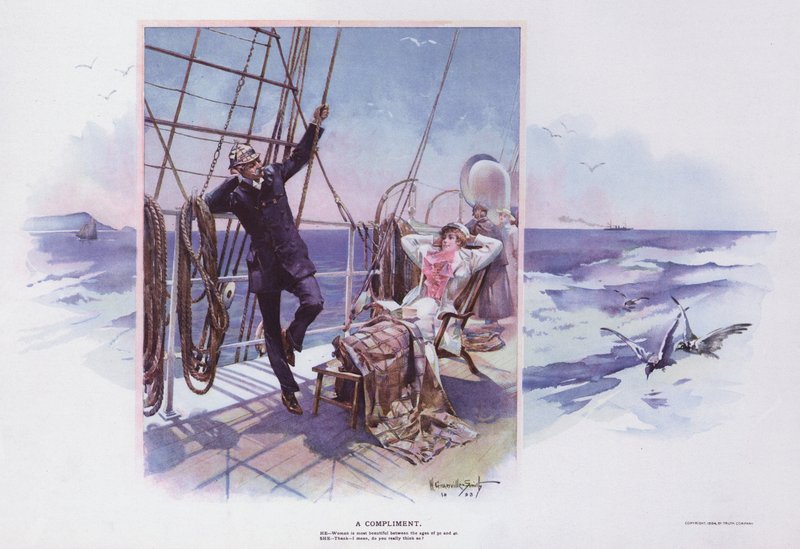 Bir İltifat (renkli taş) by Walter Granville Smith