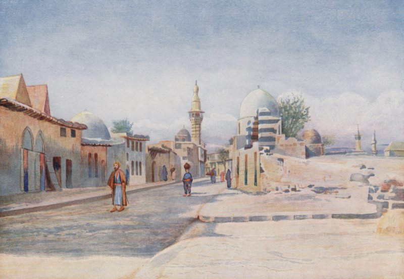 ಡಮಾಸ್ಕಸ್ ಟರ್ಕಿಯ ಗುಮ್ಮಟಗಳು by Walter Spencer Stanhope Tyrwhitt