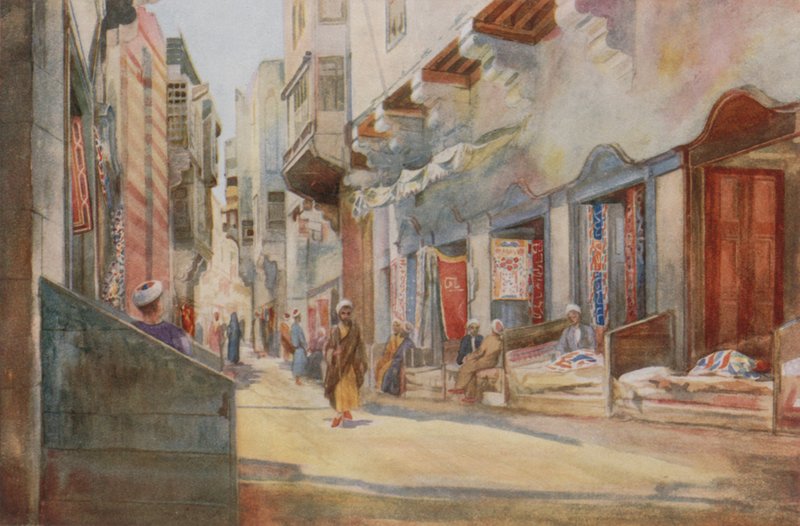 ಟೆಂಟ್ ಮೇಕರ್ಸ್ ಬಜಾರ್, ಕೈರೋ ಟರ್ಕ್ by Walter Spencer Stanhope Tyrwhitt