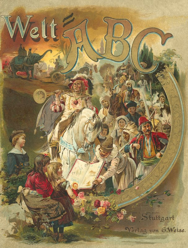 Welt ABC (kromolito) by Walter Zweigle